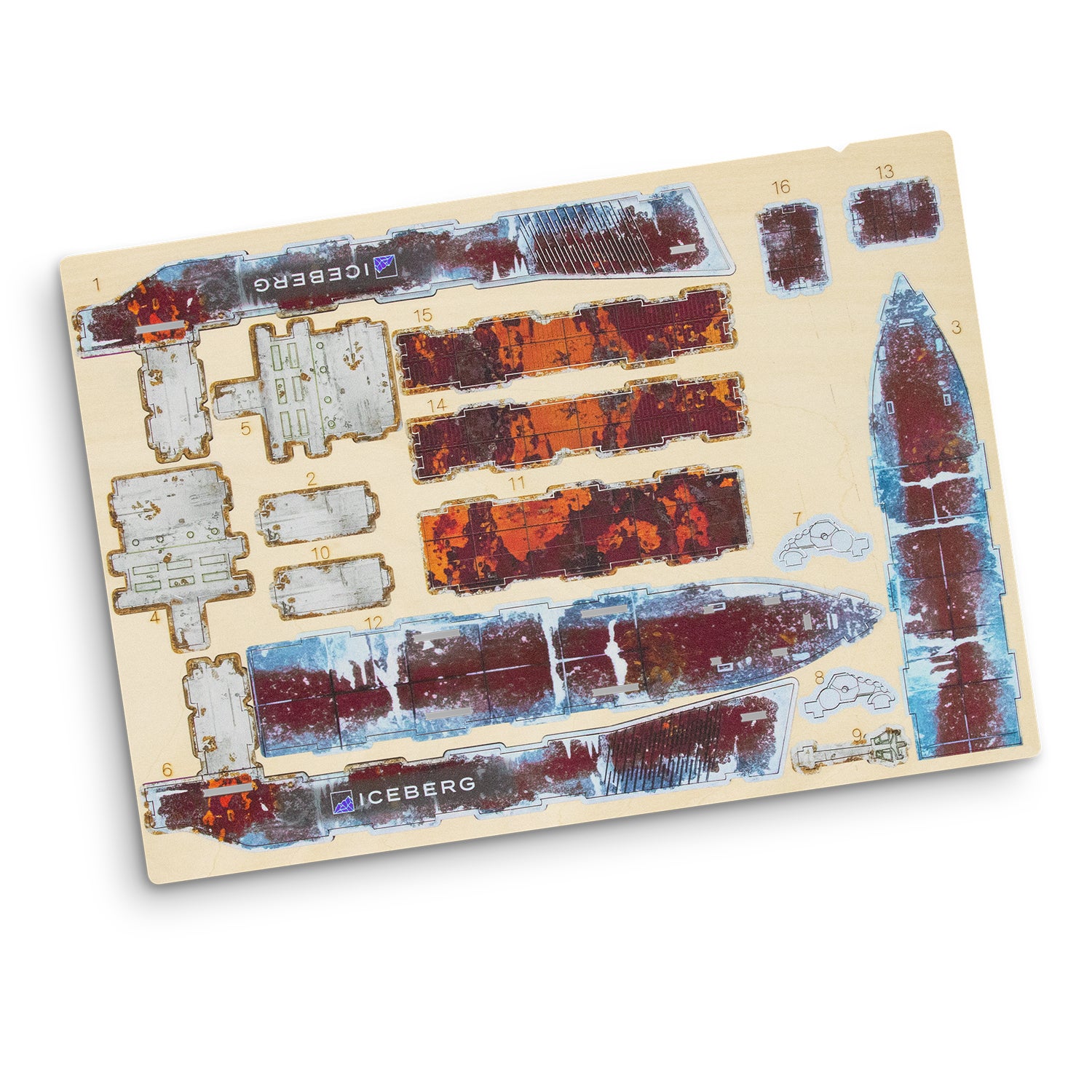 BRANDCRAFT Cargo Ship Wooden Model