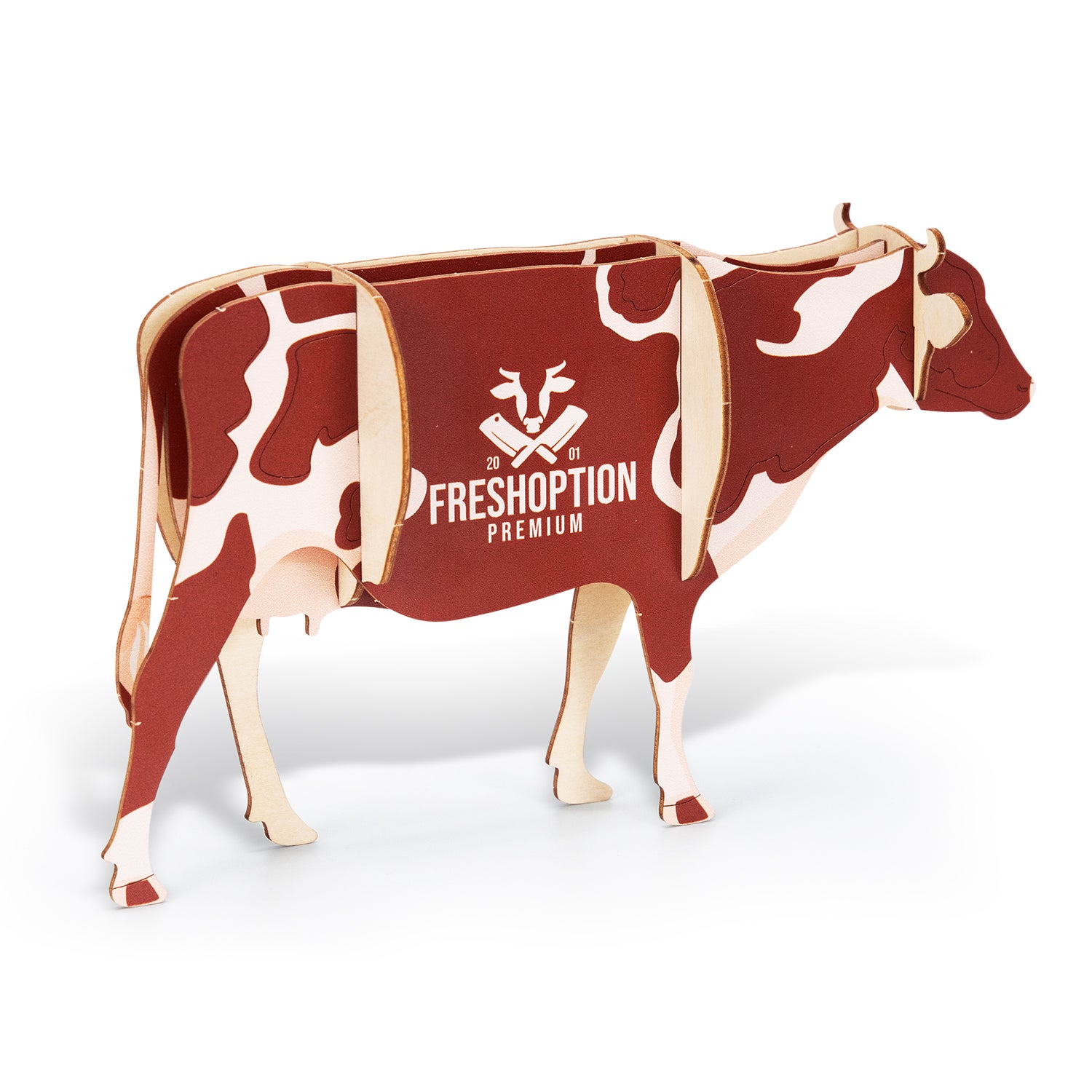 BRANDCRAFT Cow Wooden Model