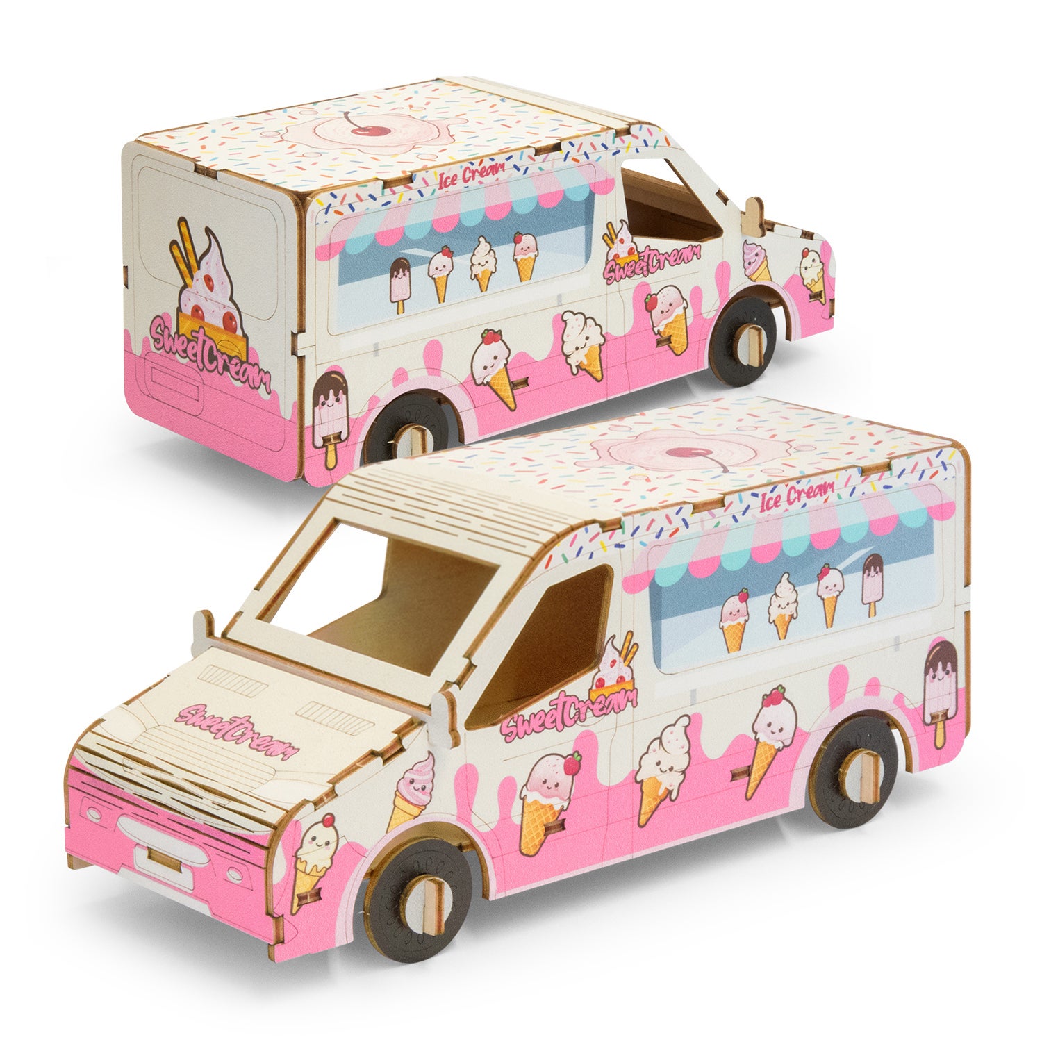 BRANDCRAFT Van Wooden Model