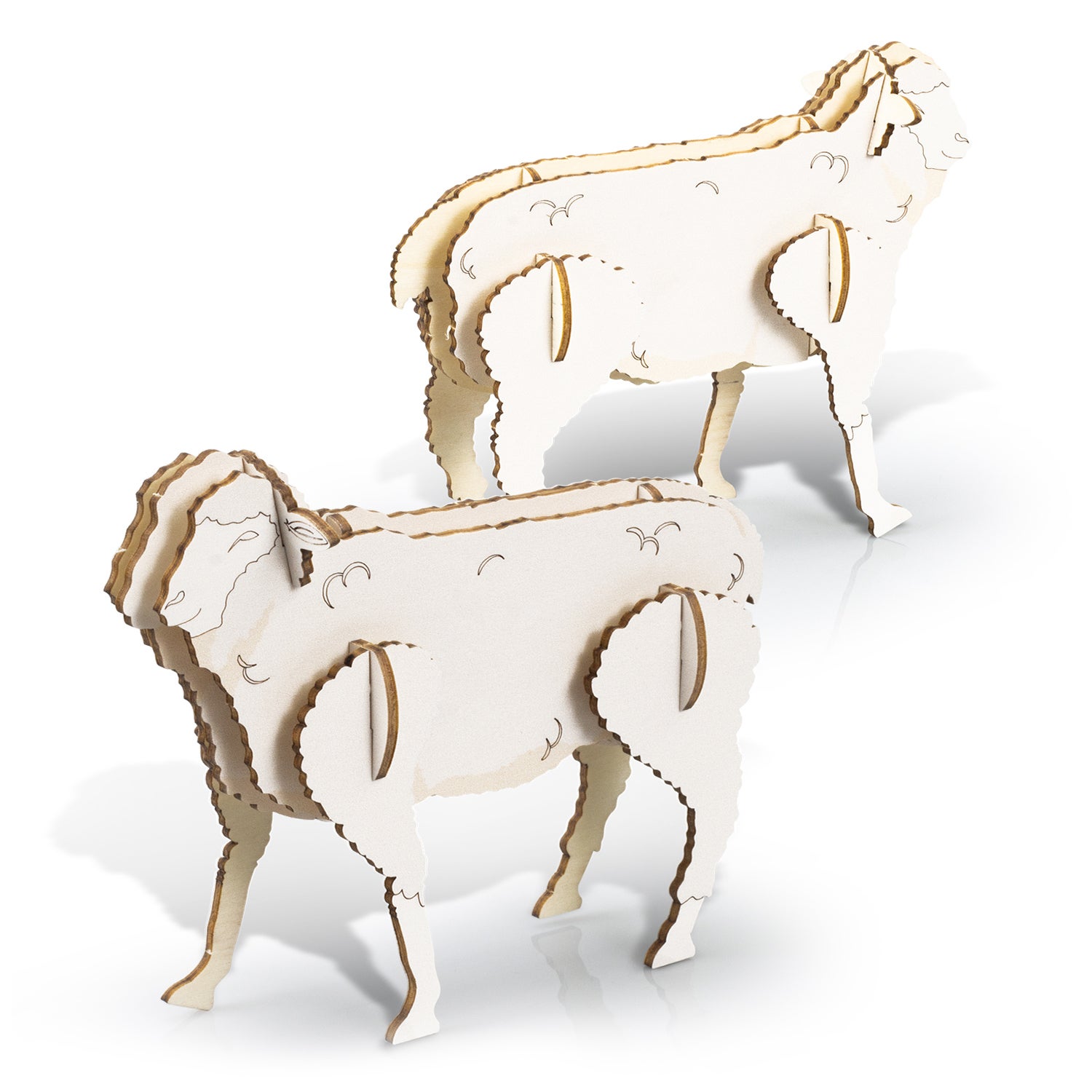 BRANDCRAFT Sheep Wooden Model