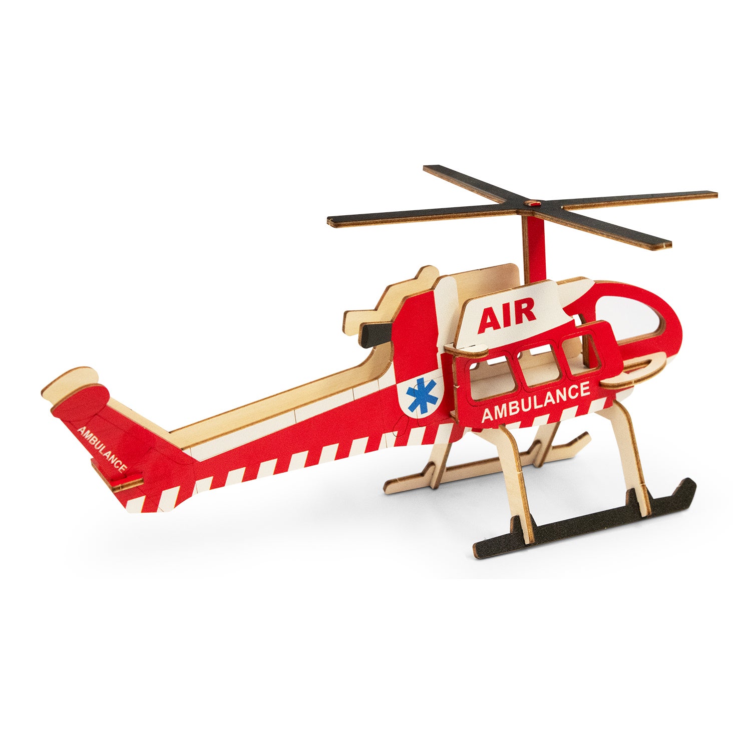 BRANDCRAFT Helicopter Wooden Model