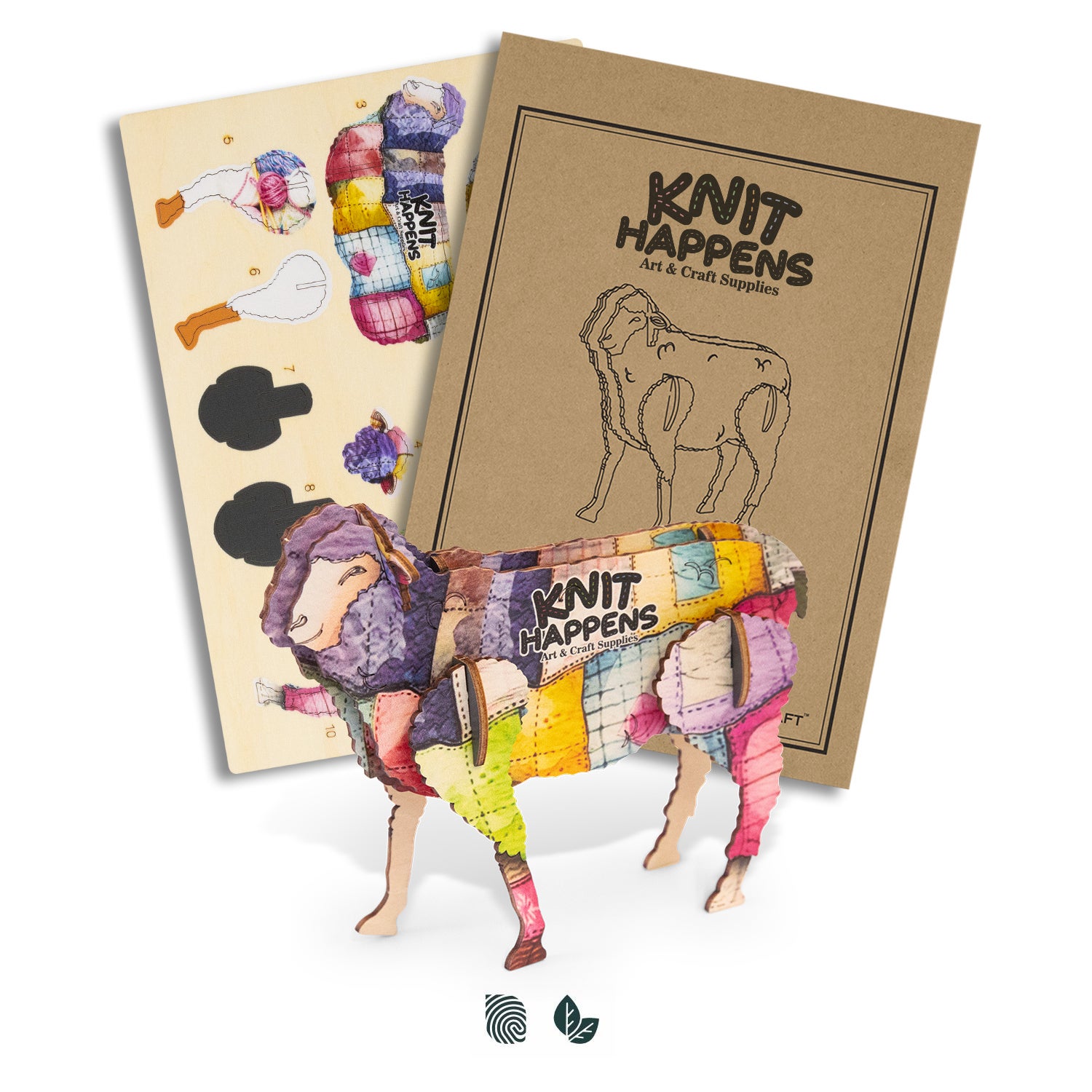 BRANDCRAFT Sheep Wooden Model