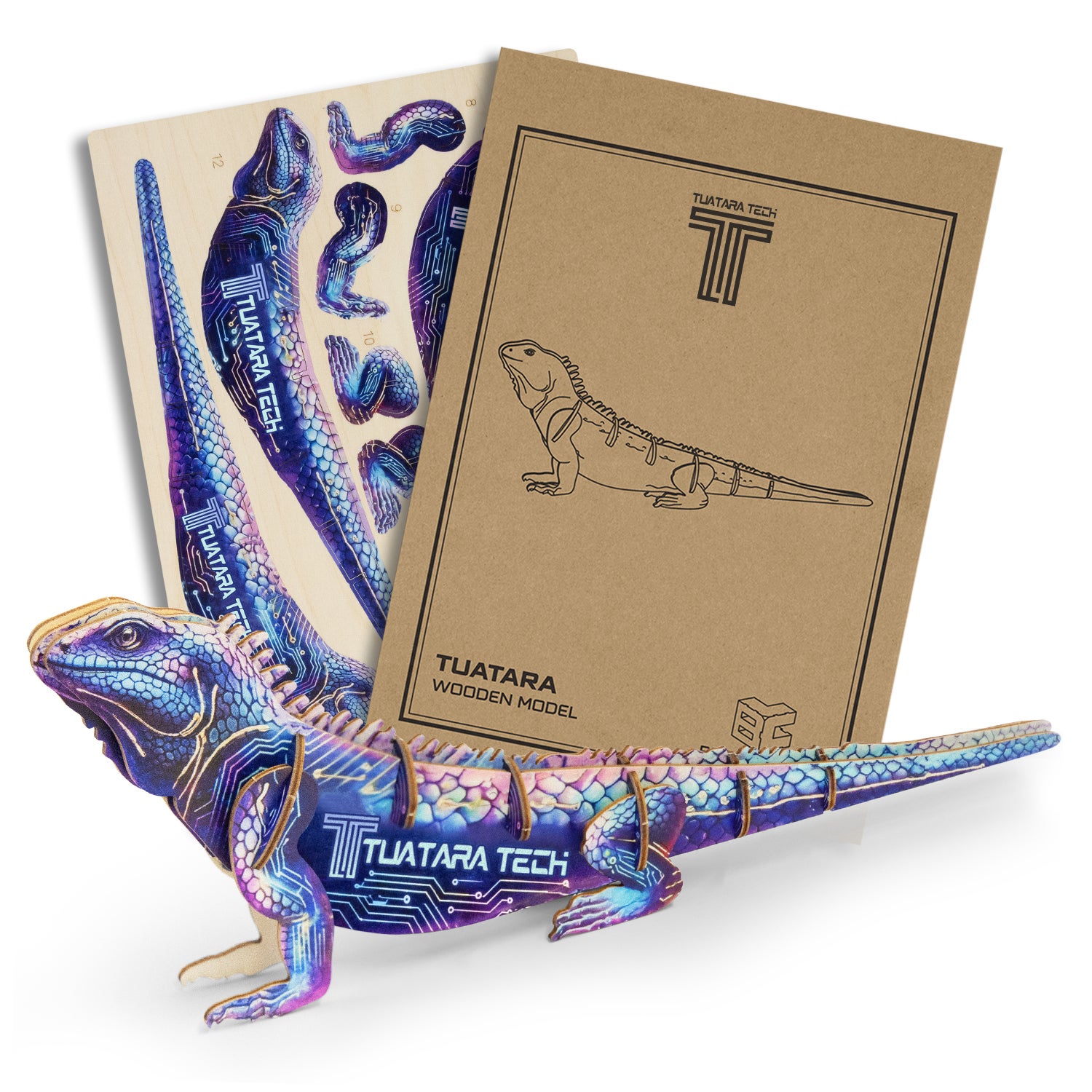 BRANDCRAFT Tuatara Wooden Model