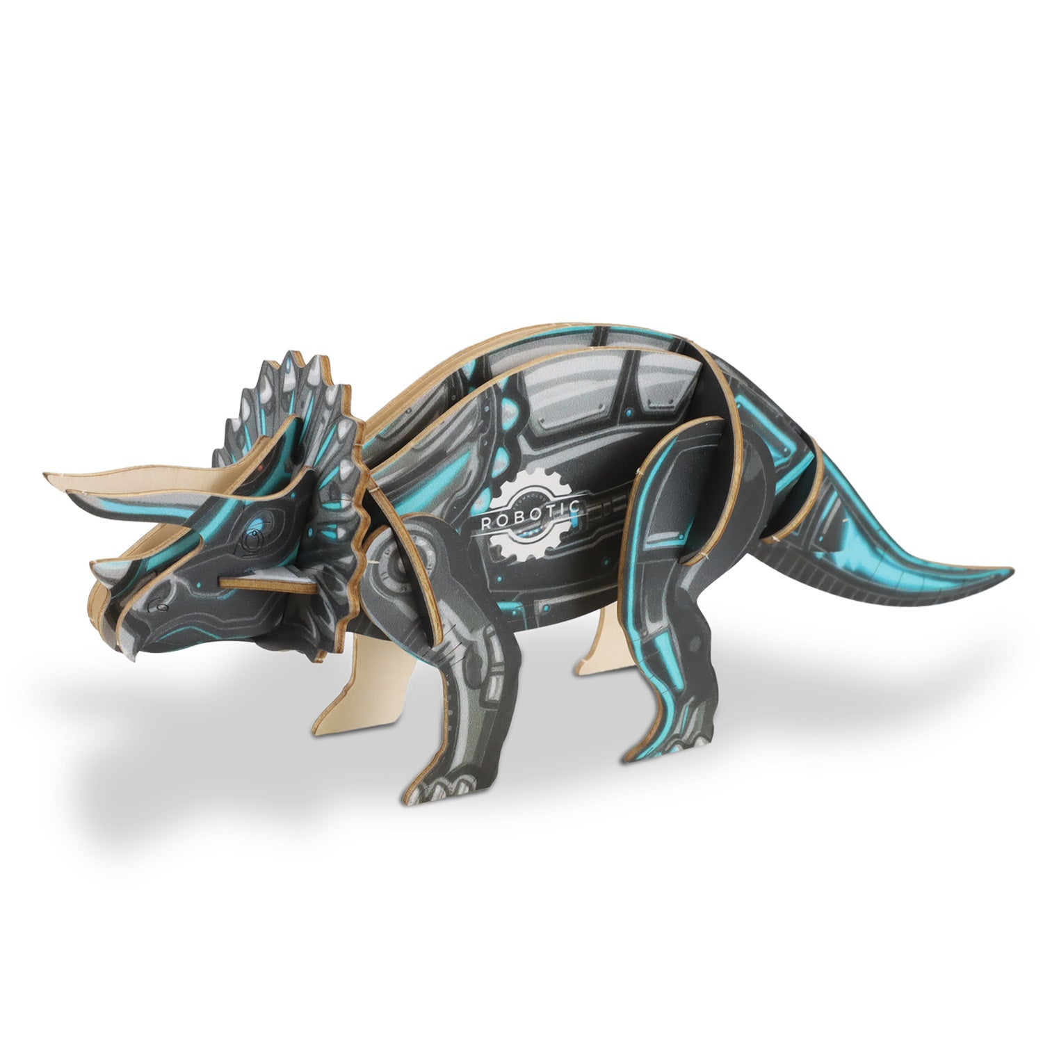 BRANDCRAFT Triceratops Wooden Model