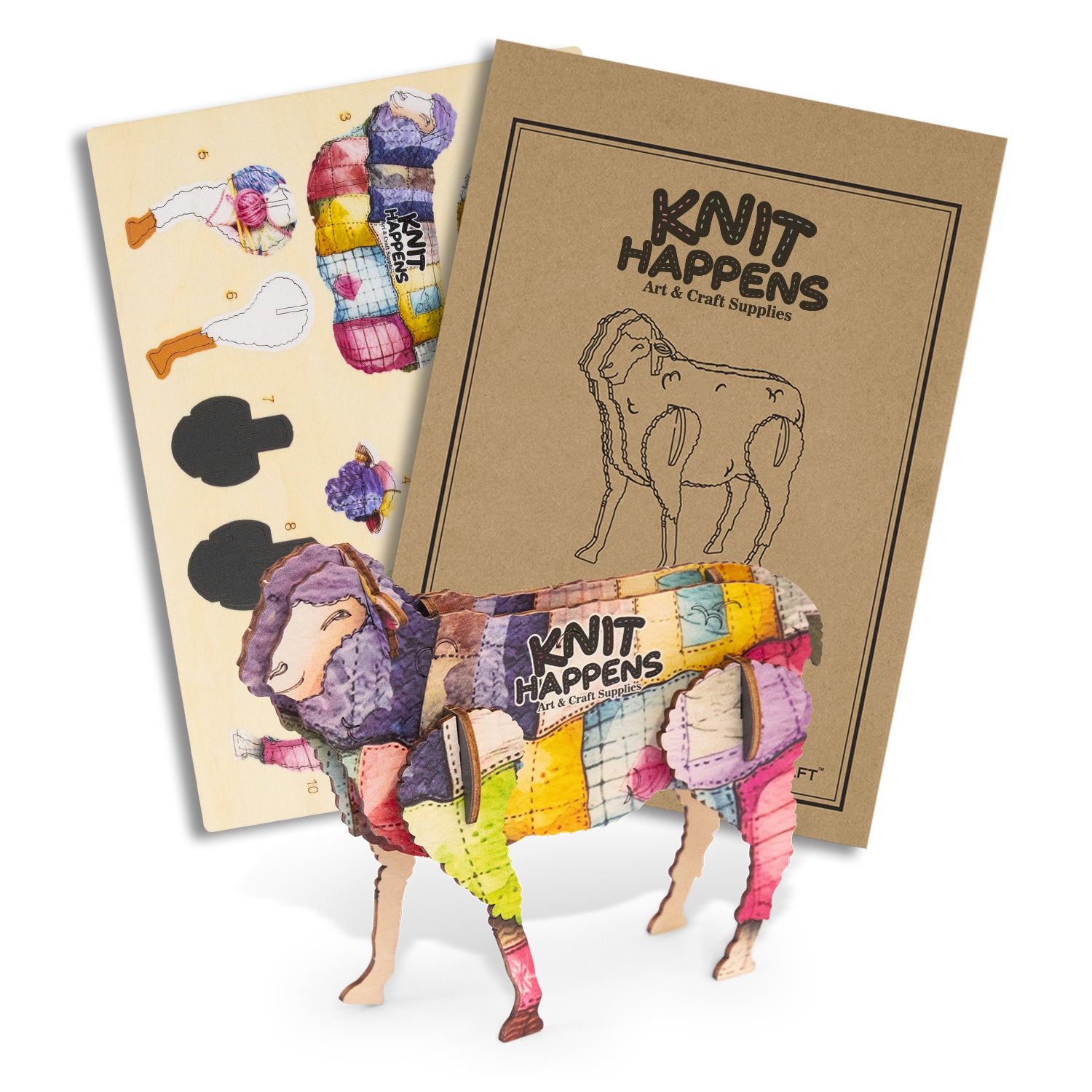 BRANDCRAFT Sheep Wooden Model