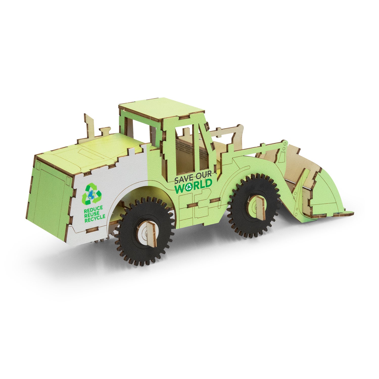 BRANDCRAFT Wheel Loader Wooden Model