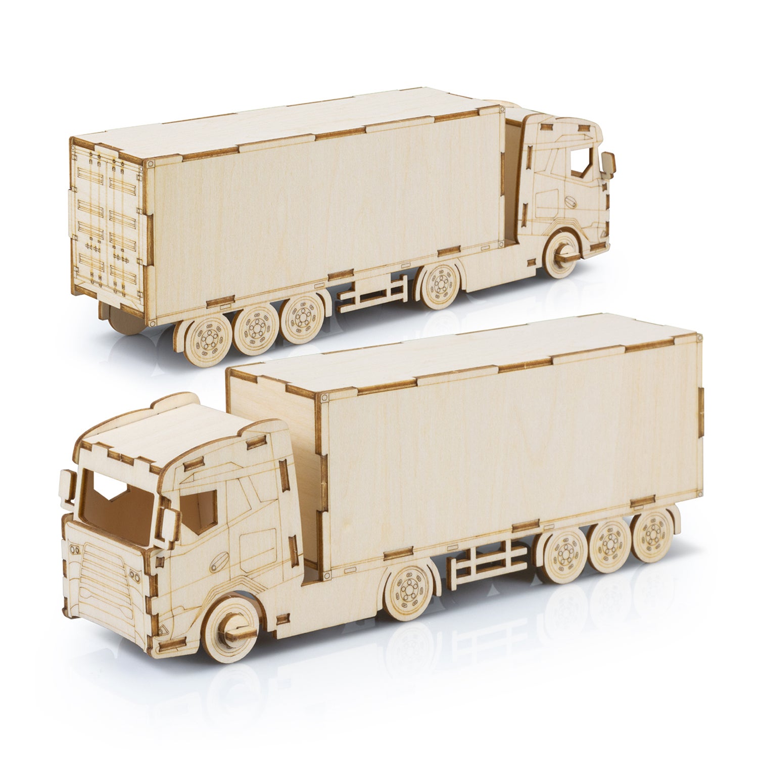 BRANDCRAFT Large Truck Wooden Model