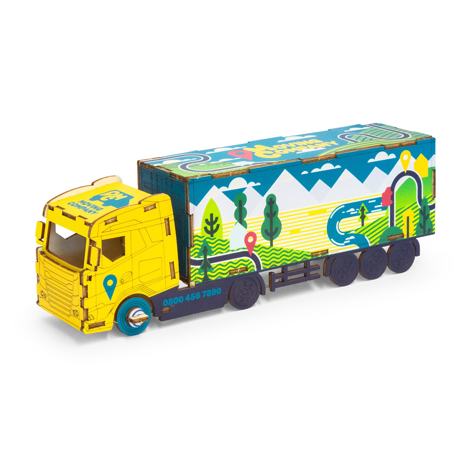 BRANDCRAFT Large Truck Wooden Model