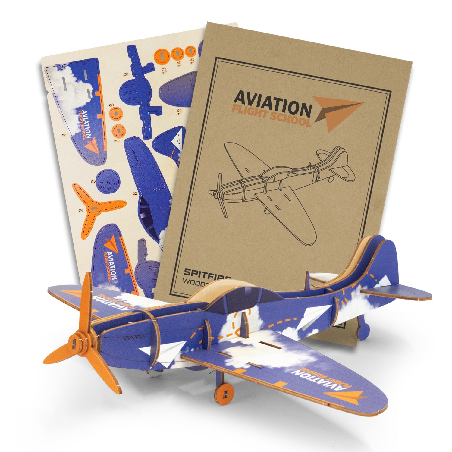 BRANDCRAFT Spitfire Wooden Model