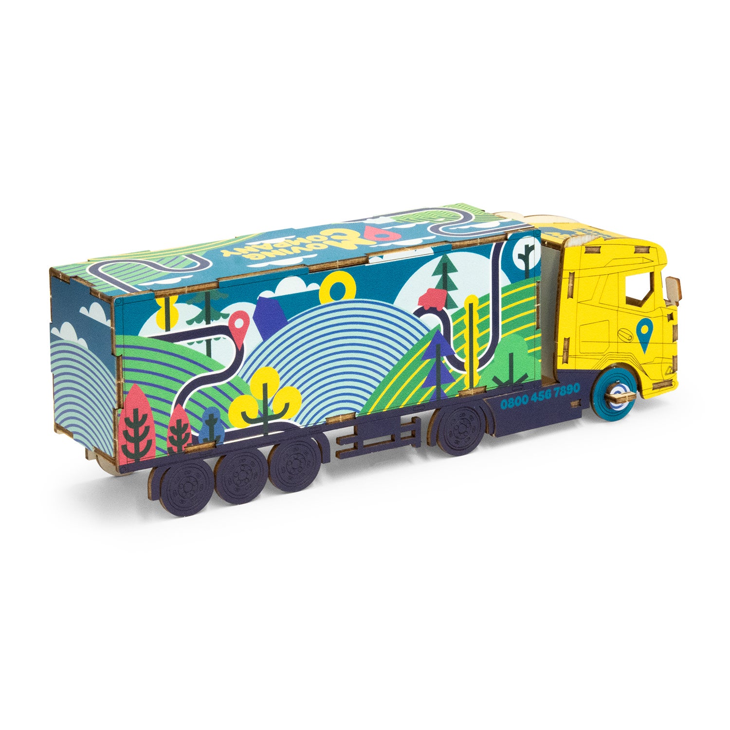 BRANDCRAFT Large Truck Wooden Model