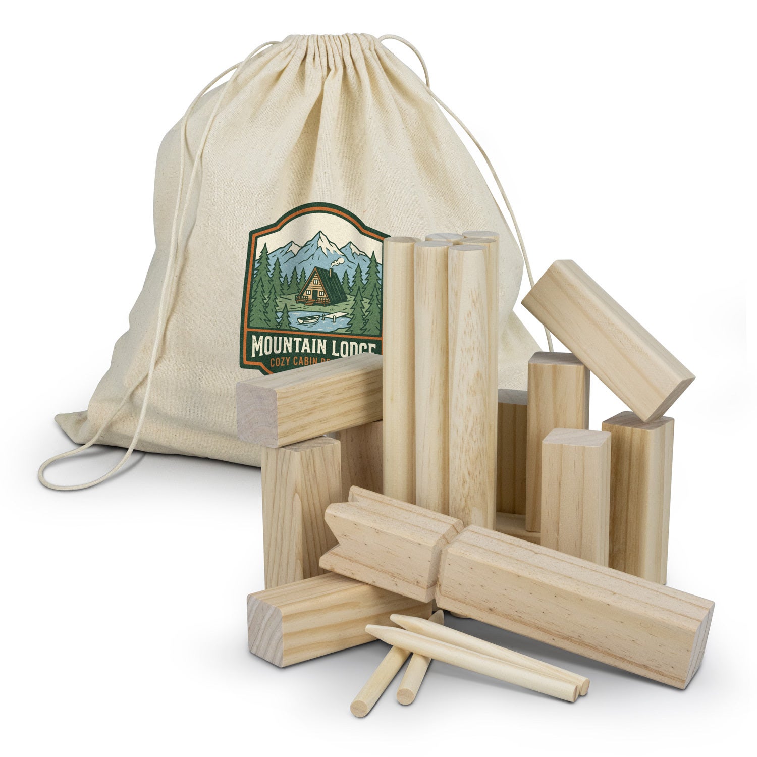 Kubb Wooden Game