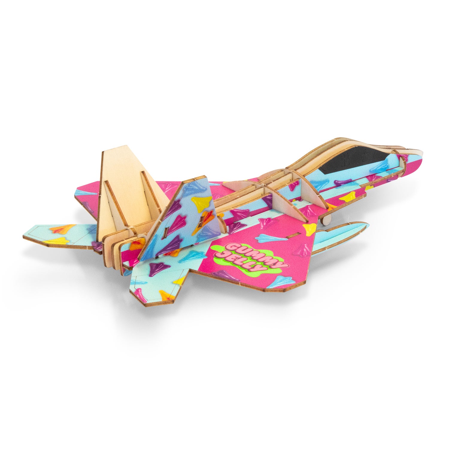 BRANDCRAFT Jet Fighter Wooden Model