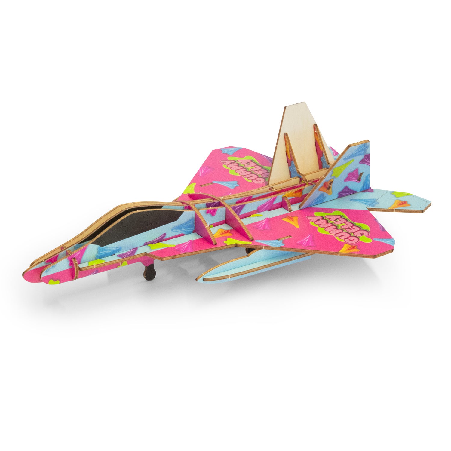 BRANDCRAFT Jet Fighter Wooden Model