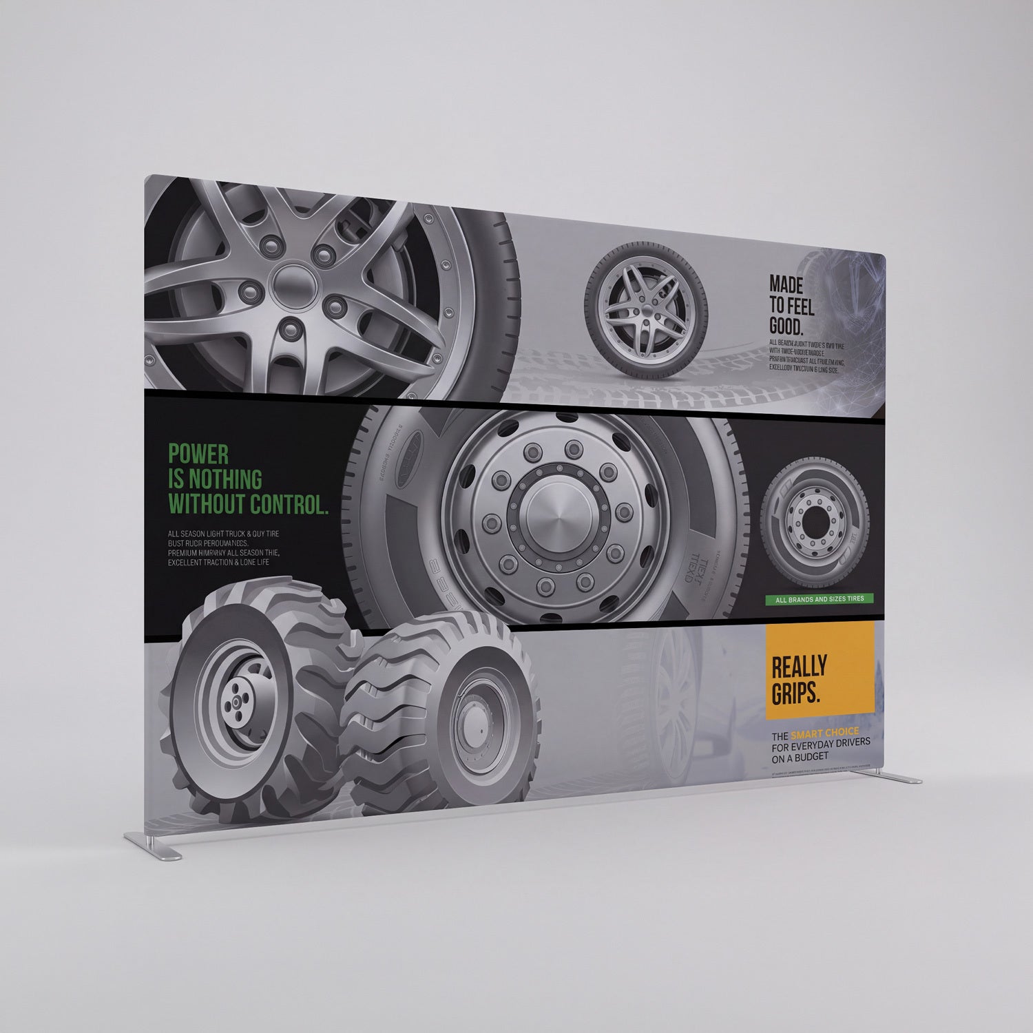 Straight Portable Display Wall - 3m