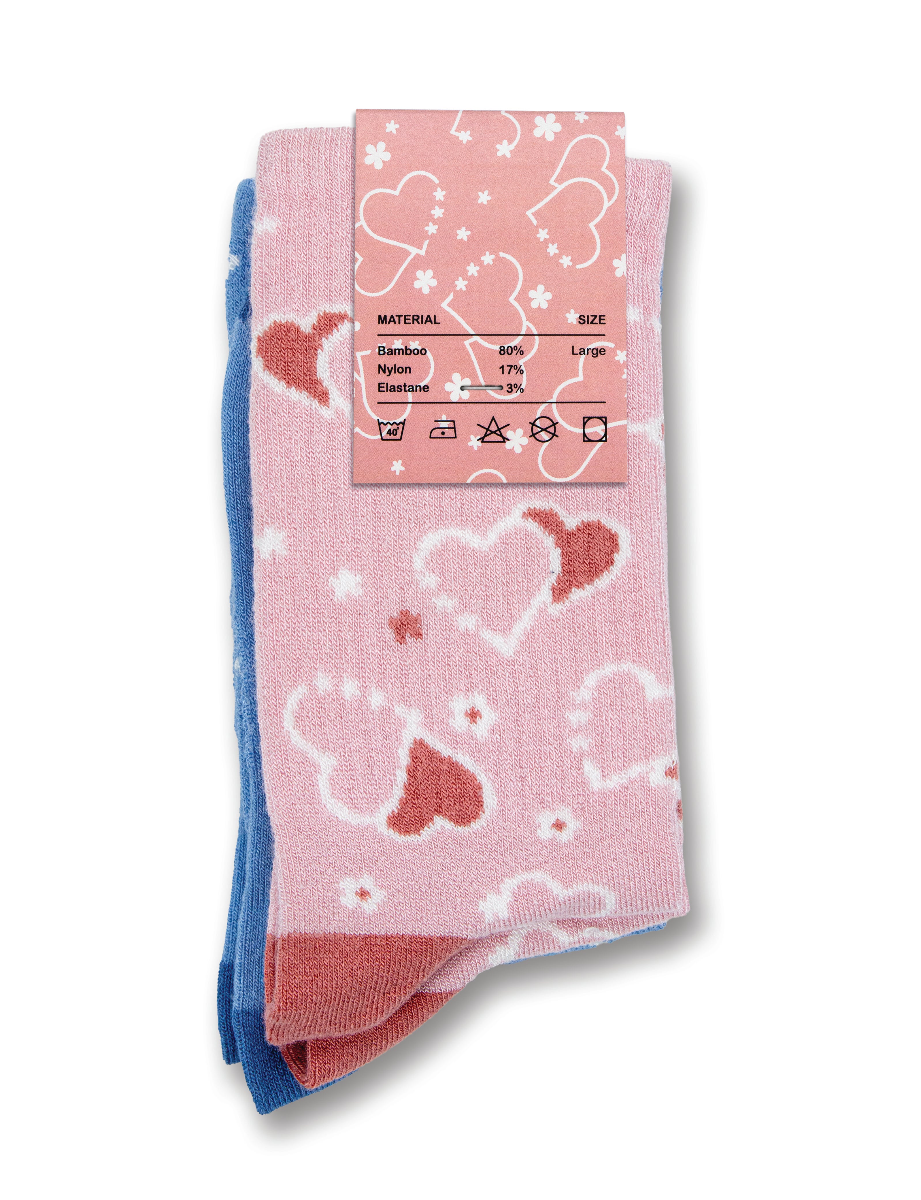 Jolly Knitted Bamboo Kids Socks - Set of 2