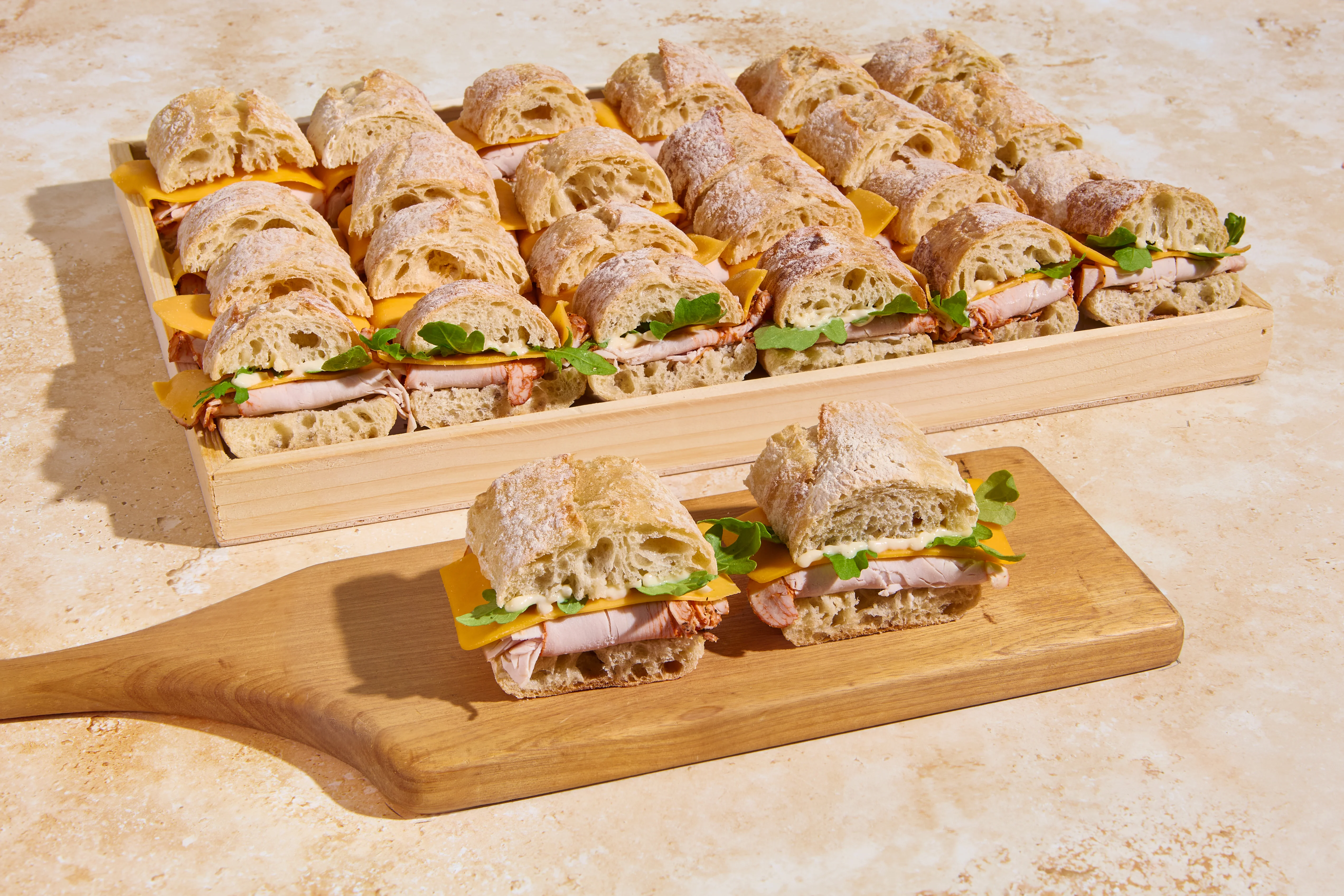 Turkey & Vermont Cheddar Sandwich Tray