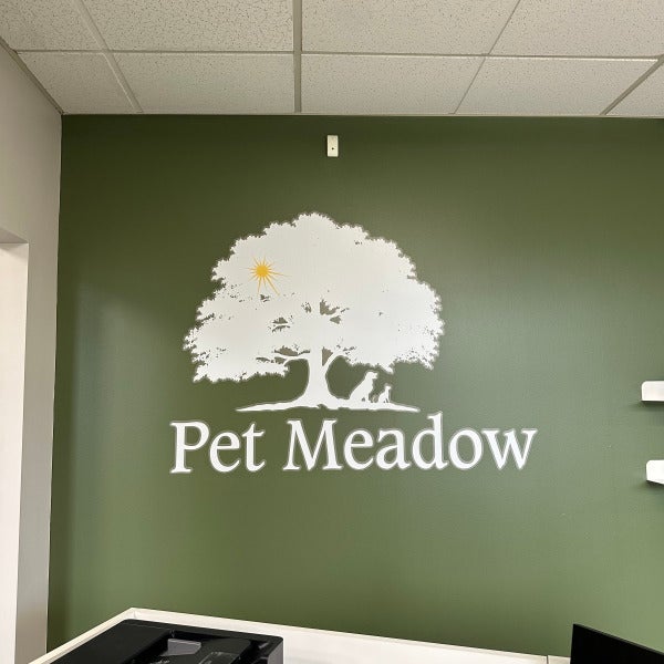 Pet Meadow Wall Graphics Installation in Middletown, CT