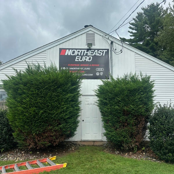 European Auto Repair Building Sign for Northeast Euro in Middlefield, CT
