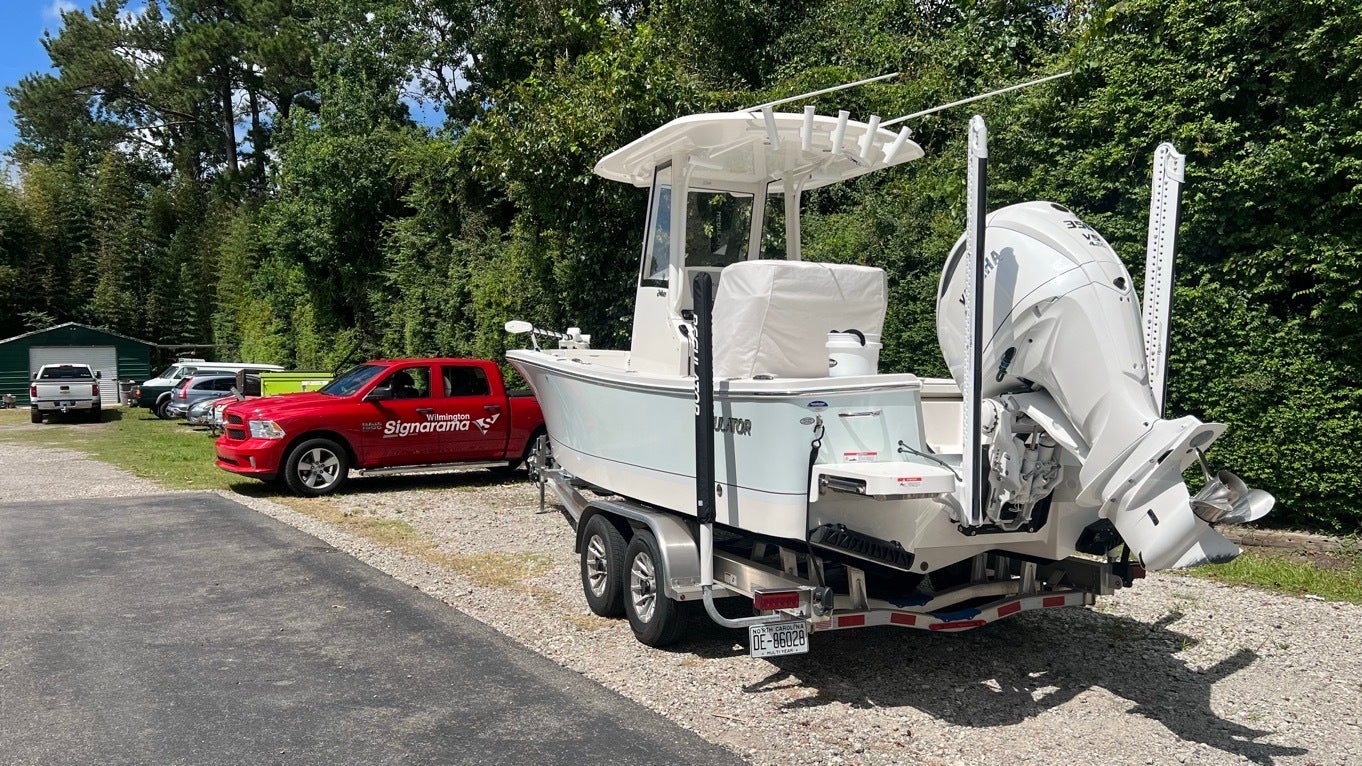 Boat Pinstripe Decal Installation