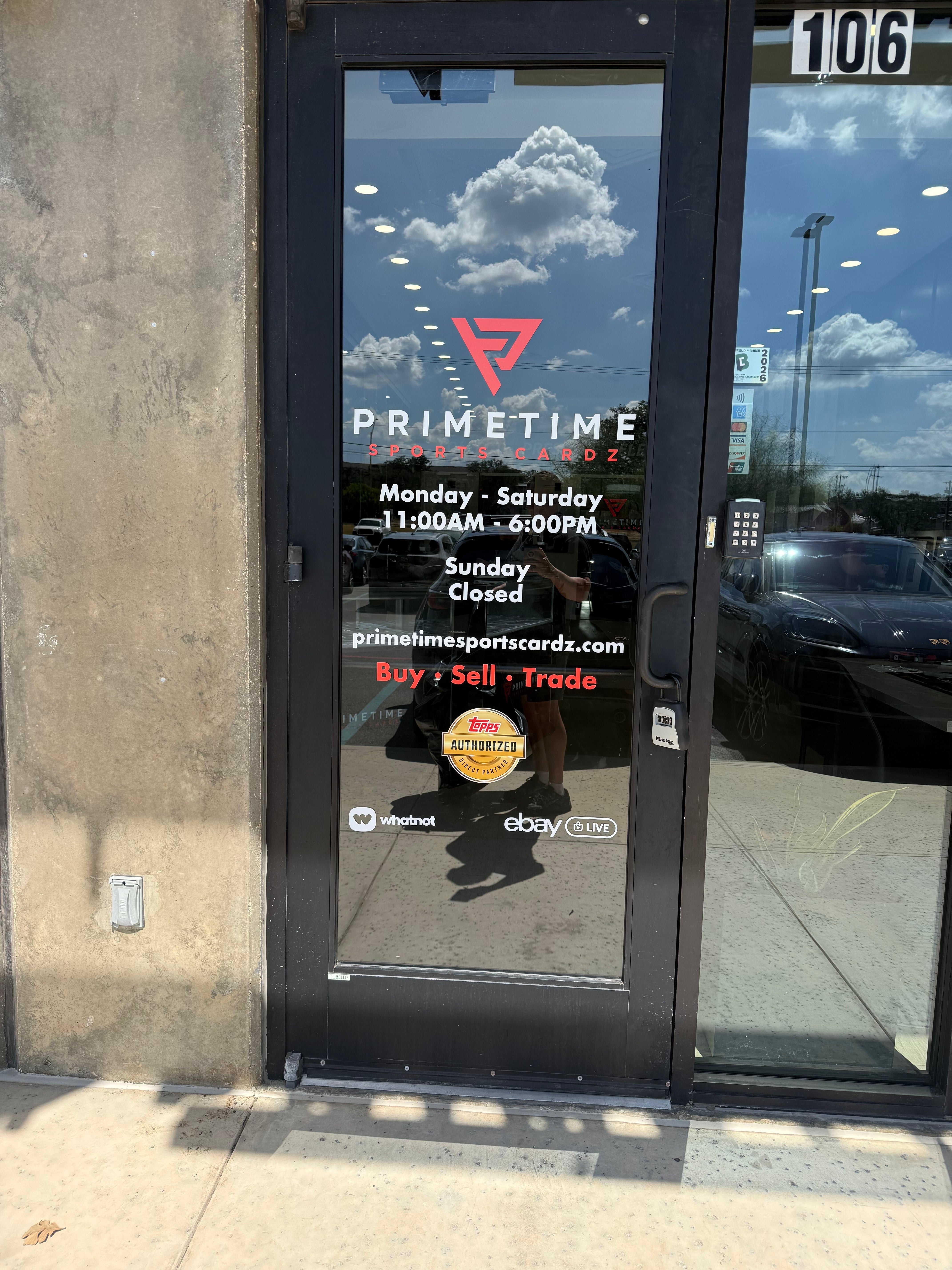 New Door Graphics and Wall Vinyl for Primetime Sports Cardz
