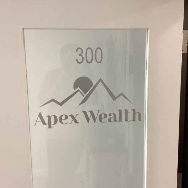 Custom Frosted Door Graphics for Peabody Smile Design on the North Shore