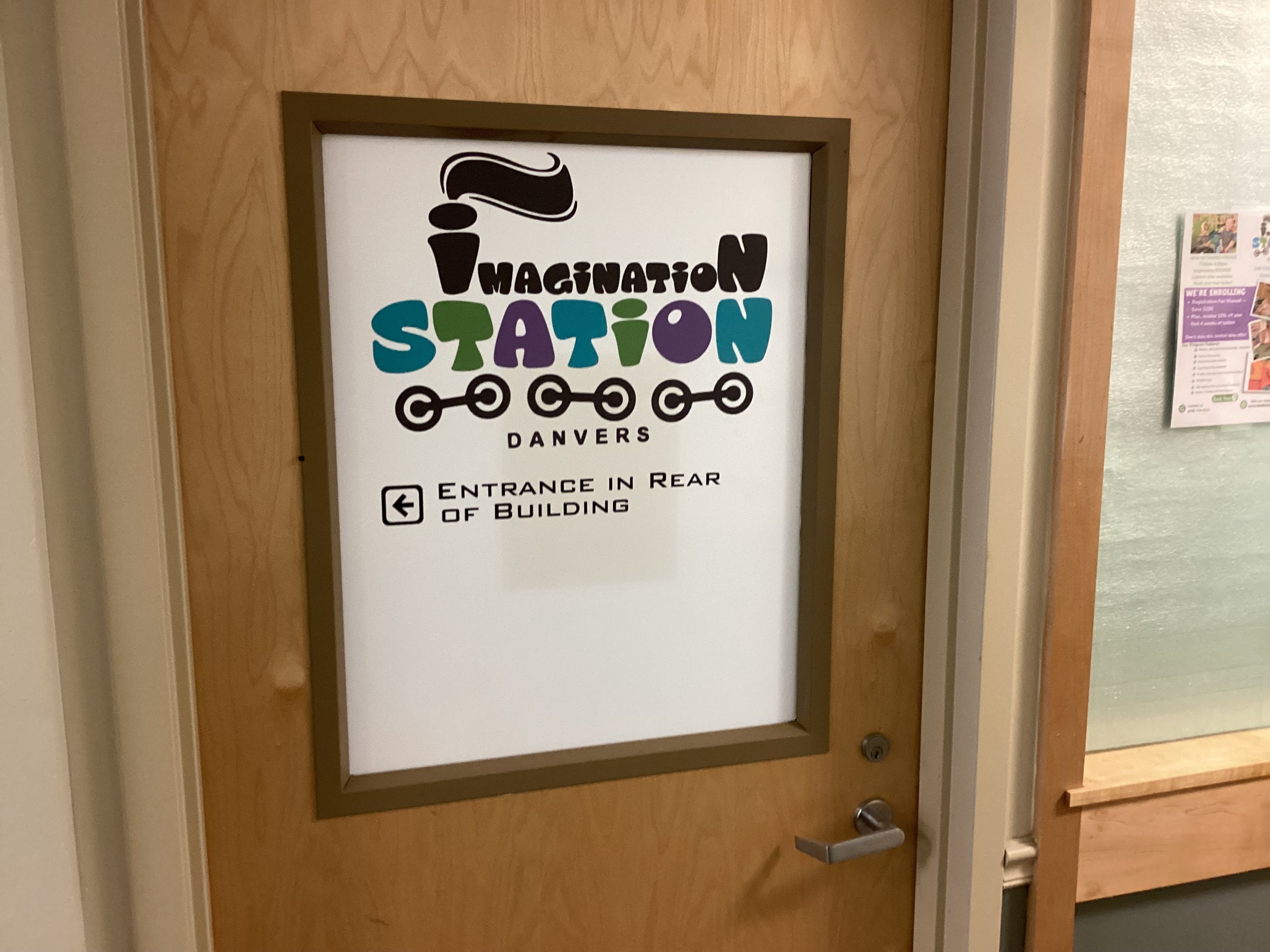 Custom Door Graphics Bring Creativity and Wayfinding to Imagination Station Danvers
