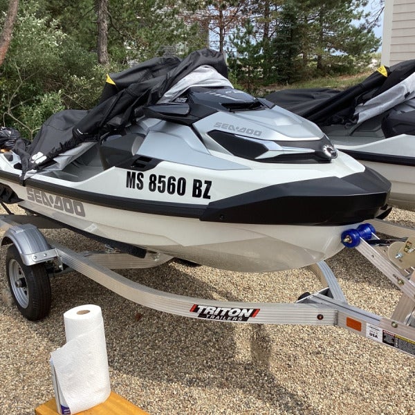 Custom Watercraft Registration Graphics Installation for Sea-Doo Personal Watercraft
