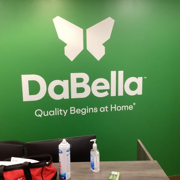 Bold Interior Wall Graphics Transform DaBella's Office Space in Danvers, MA
