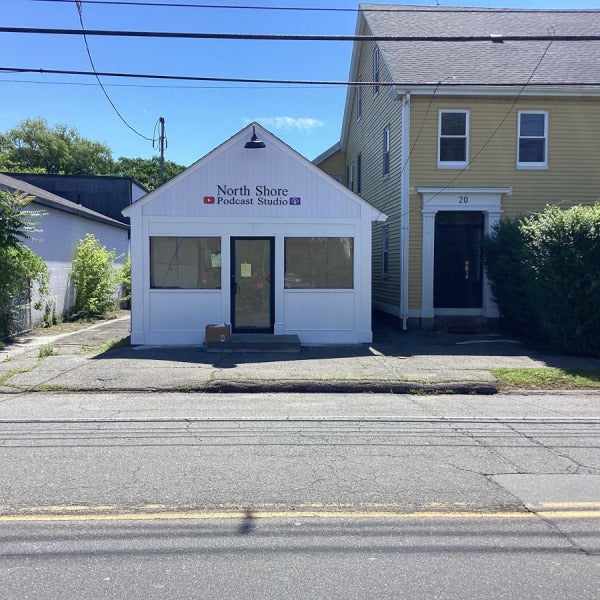 Exterior Sign Installation Helps North Shore Podcast Studio Stand Out