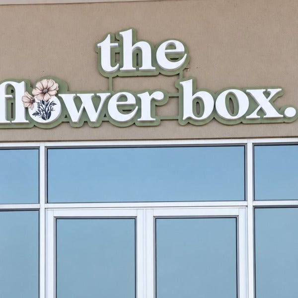Custom 3D contour cut letters with LED – The Flower Box
