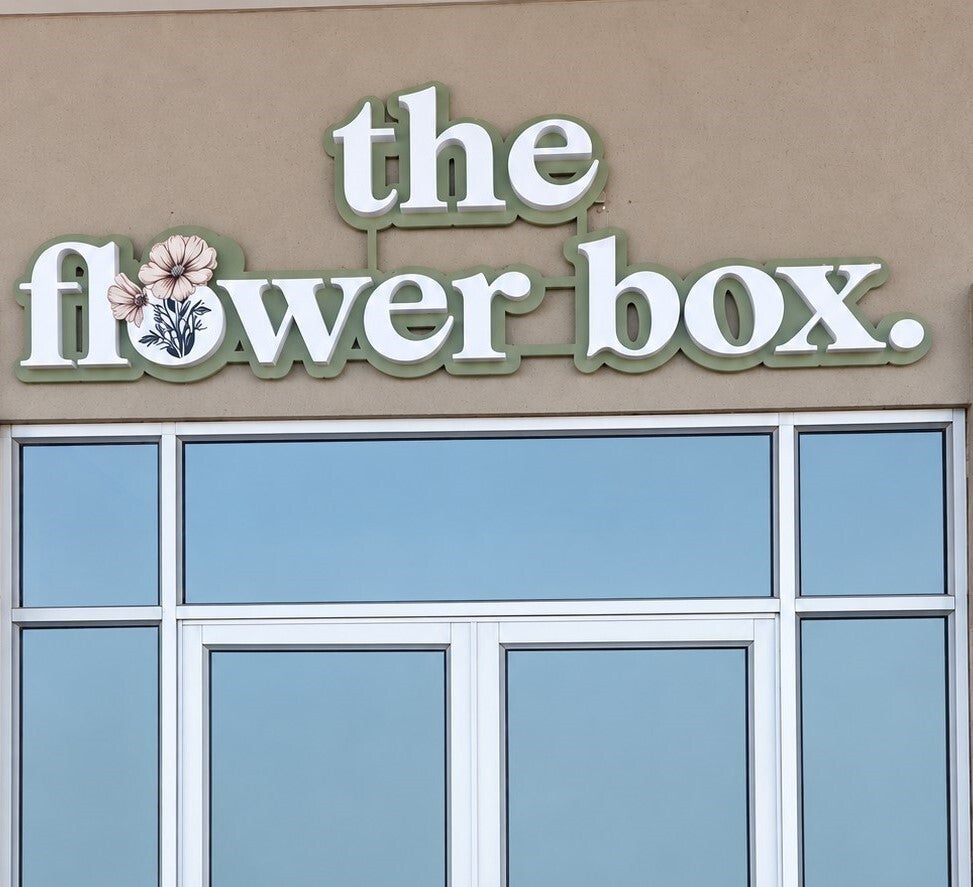 Custom 3D contour cut letters with LED – The Flower Box