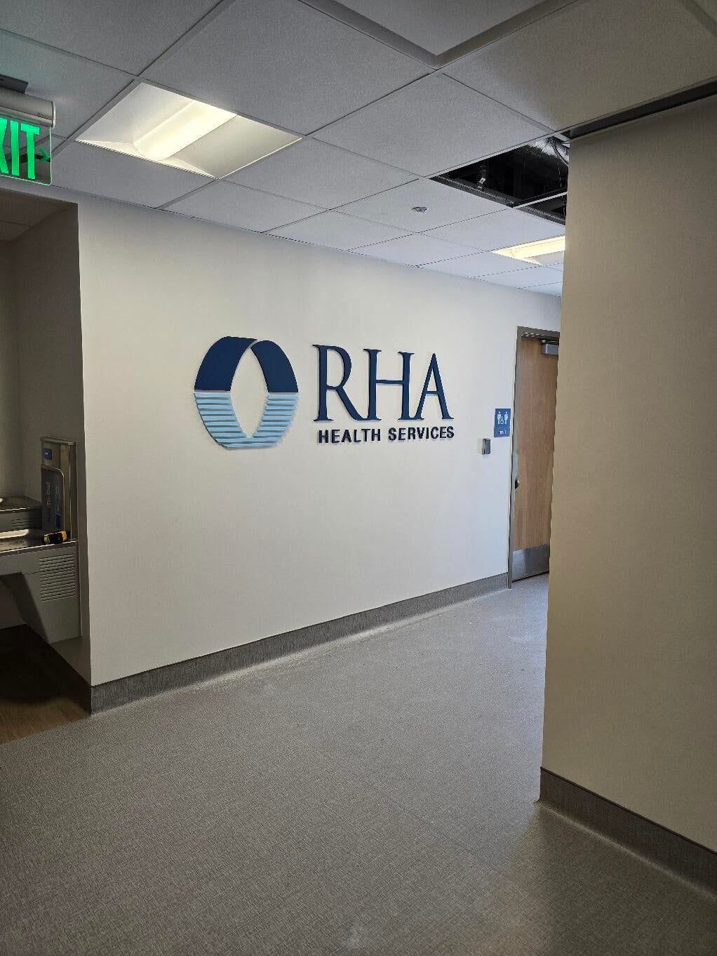 RHA Health Services - PVC Routed Sign
