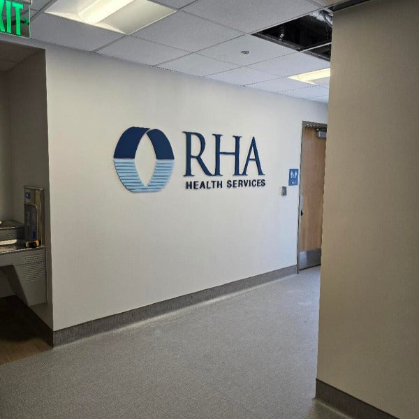 RHA Health Services - PVC Routed Sign