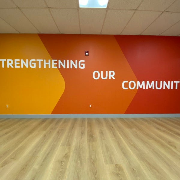 Custom Wall Wrap for YMCA River Road: Creating Consistent Branding Across Multiple Locations