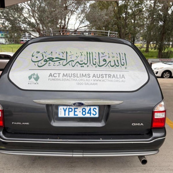 ACT Muslims Australia - One-Way Vision Vehicle Graphics
