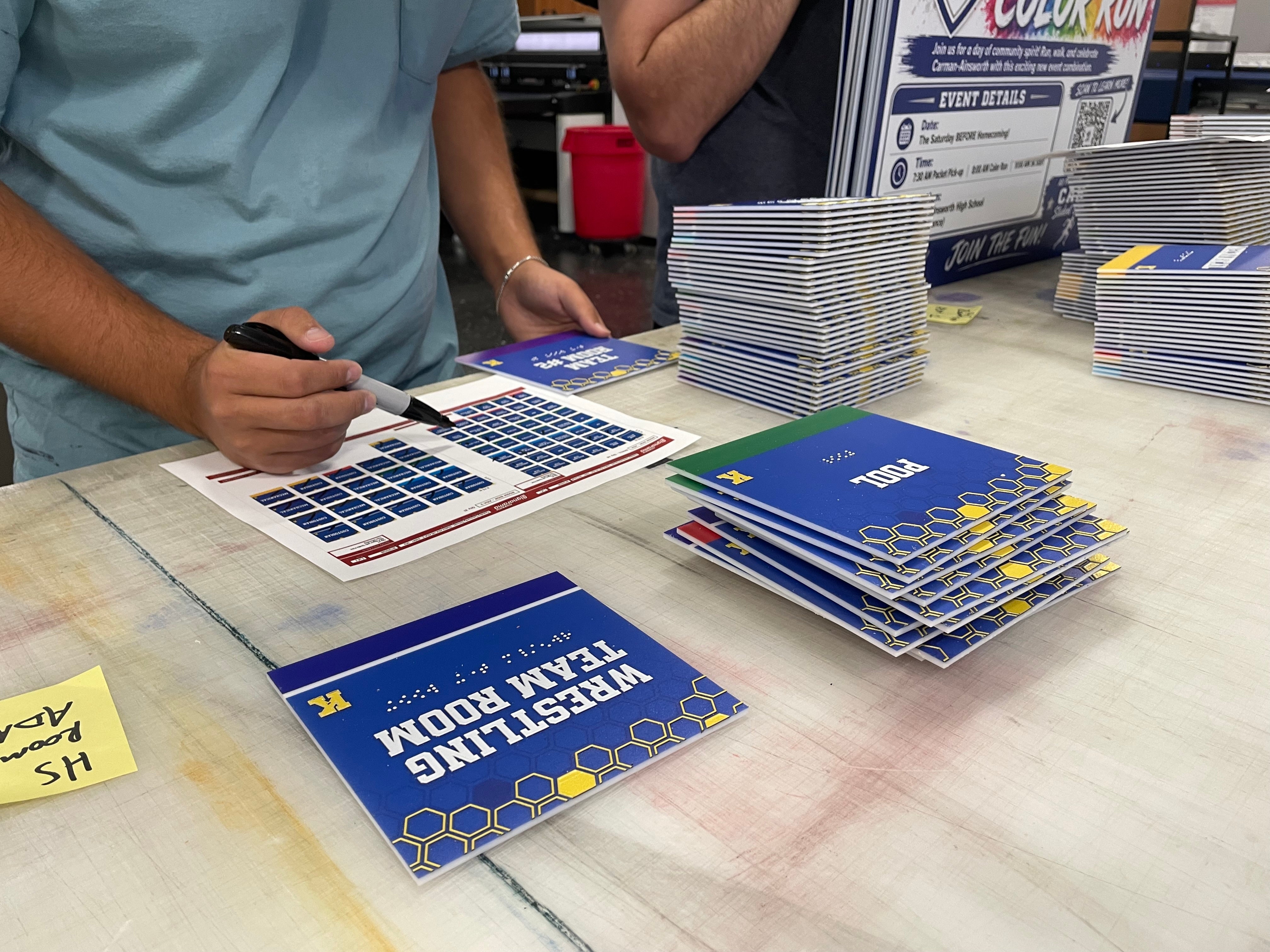 A Summer of ADA Signage! Kearsley Community Schools