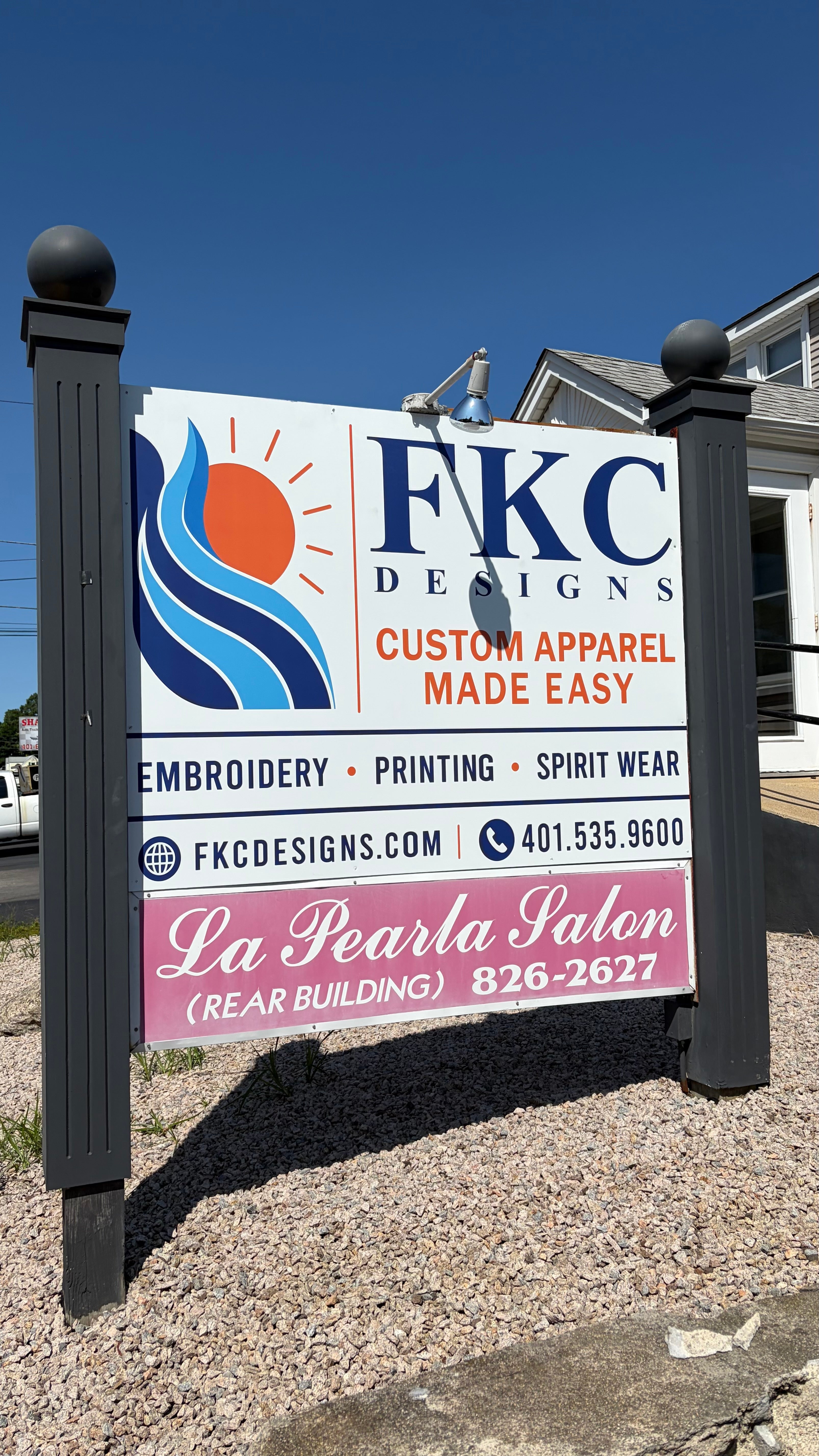 Freestanding Post & Panel Signage for Local Businesses
