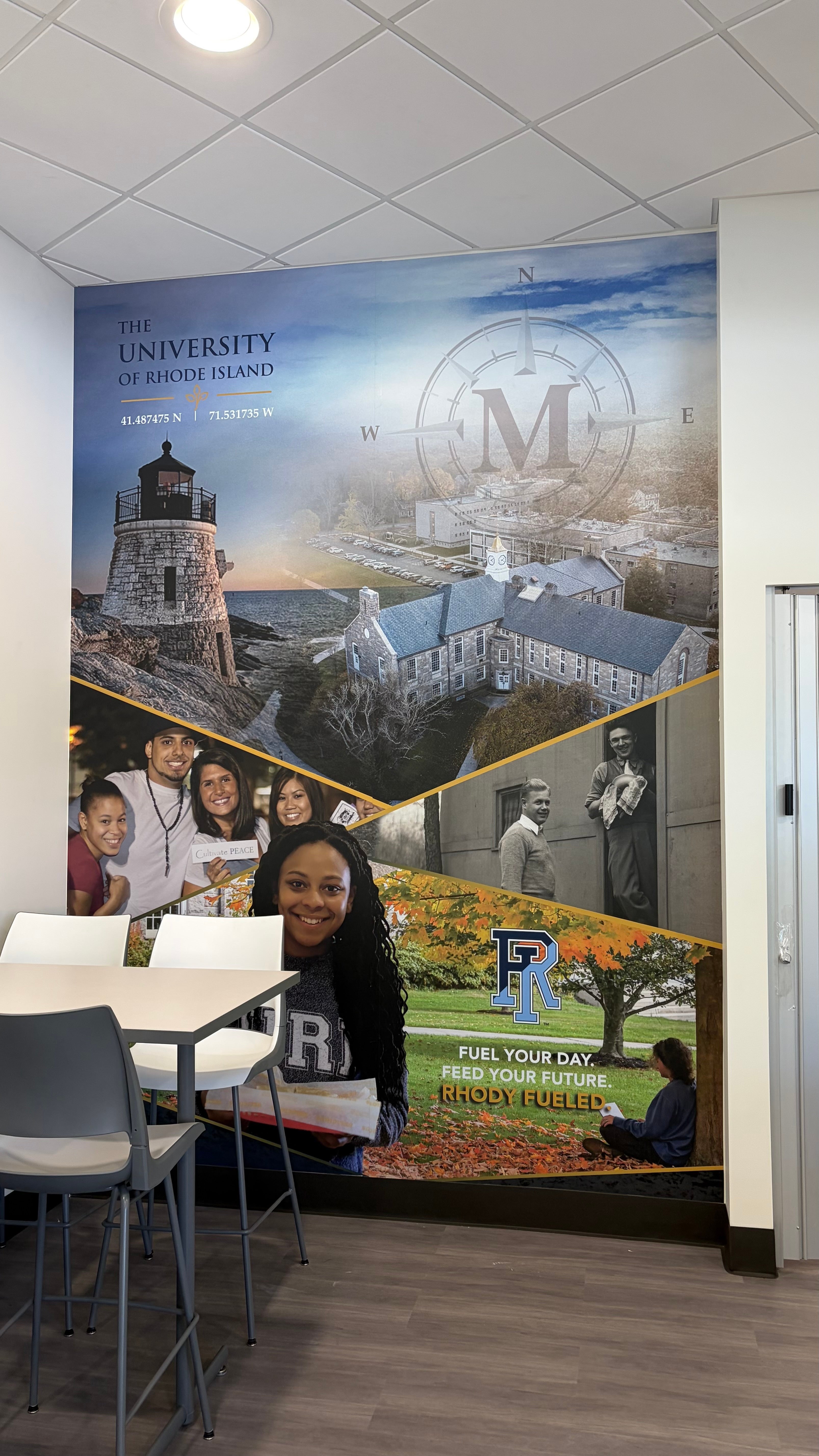 Bringing URI Campus Spirit to Life Through Signage & Wall Graphics
