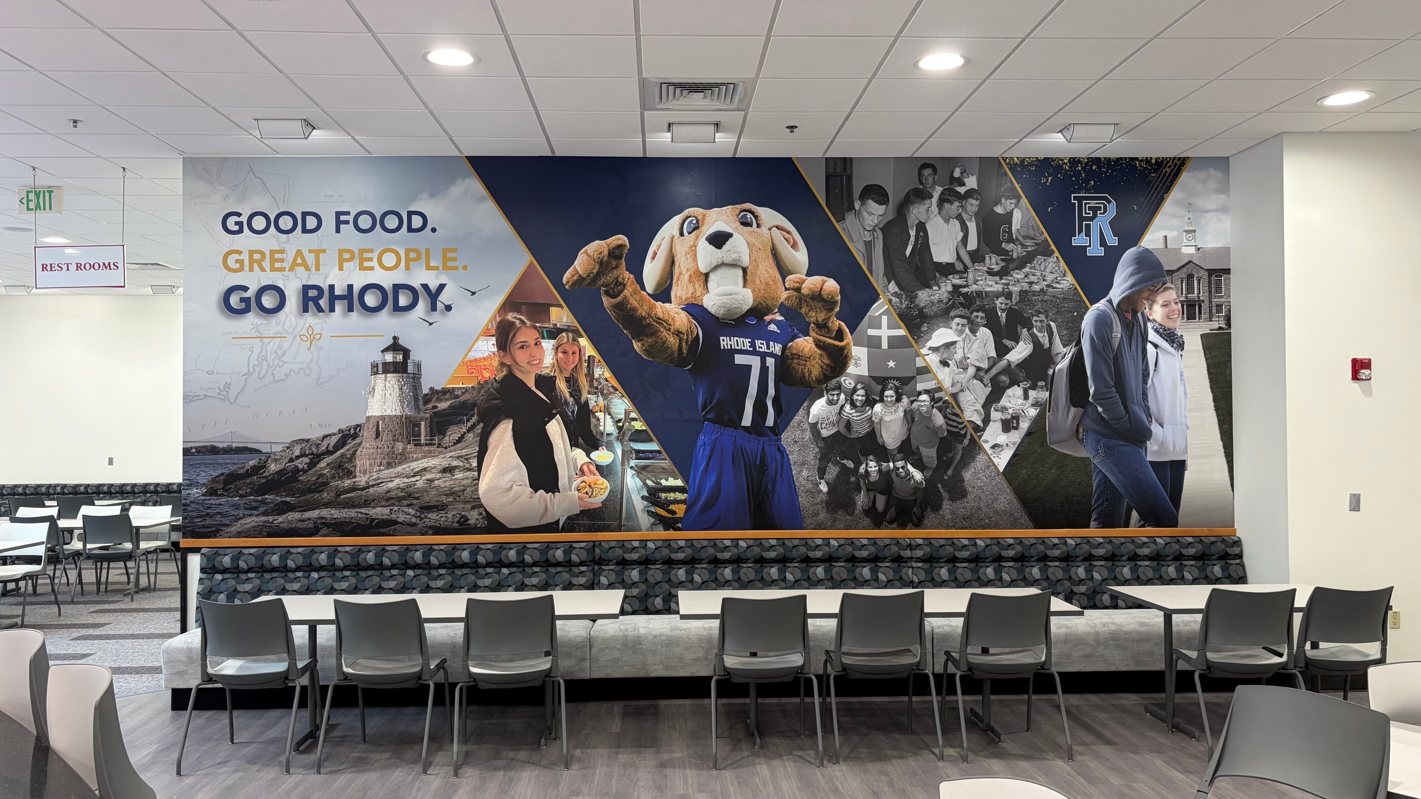 Bringing URI Campus Spirit to Life Through Signage & Wall Graphics
