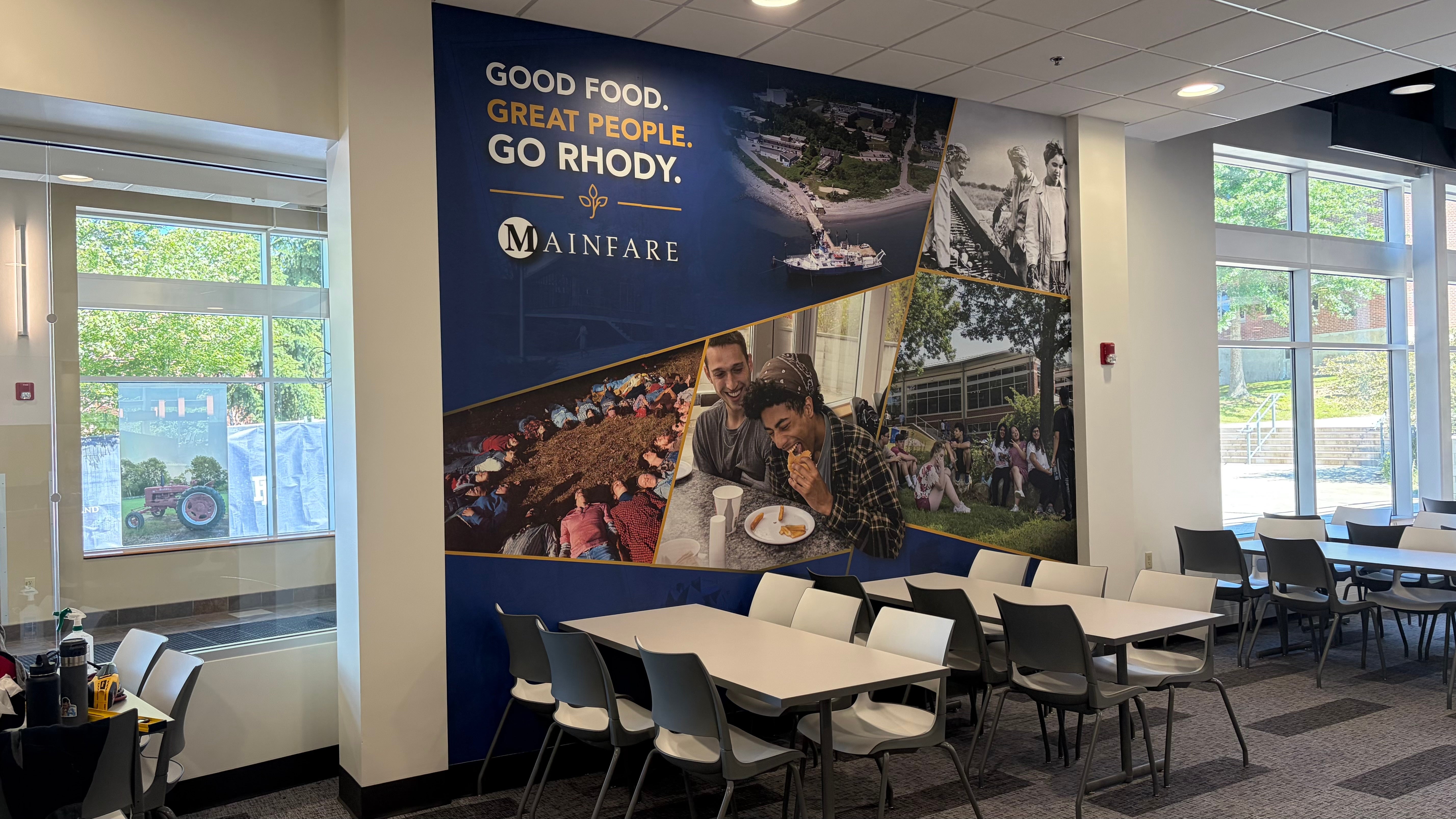 Bringing URI Campus Spirit to Life Through Signage & Wall Graphics