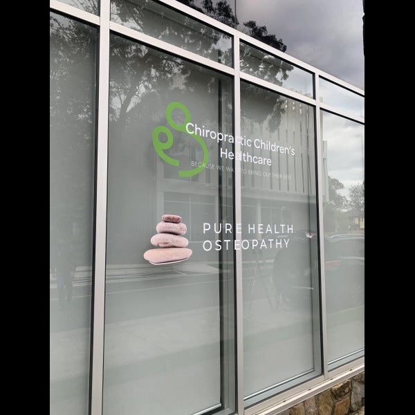 Office Signage - Chiropractic Children's Healthcare - Rosanna VIC.