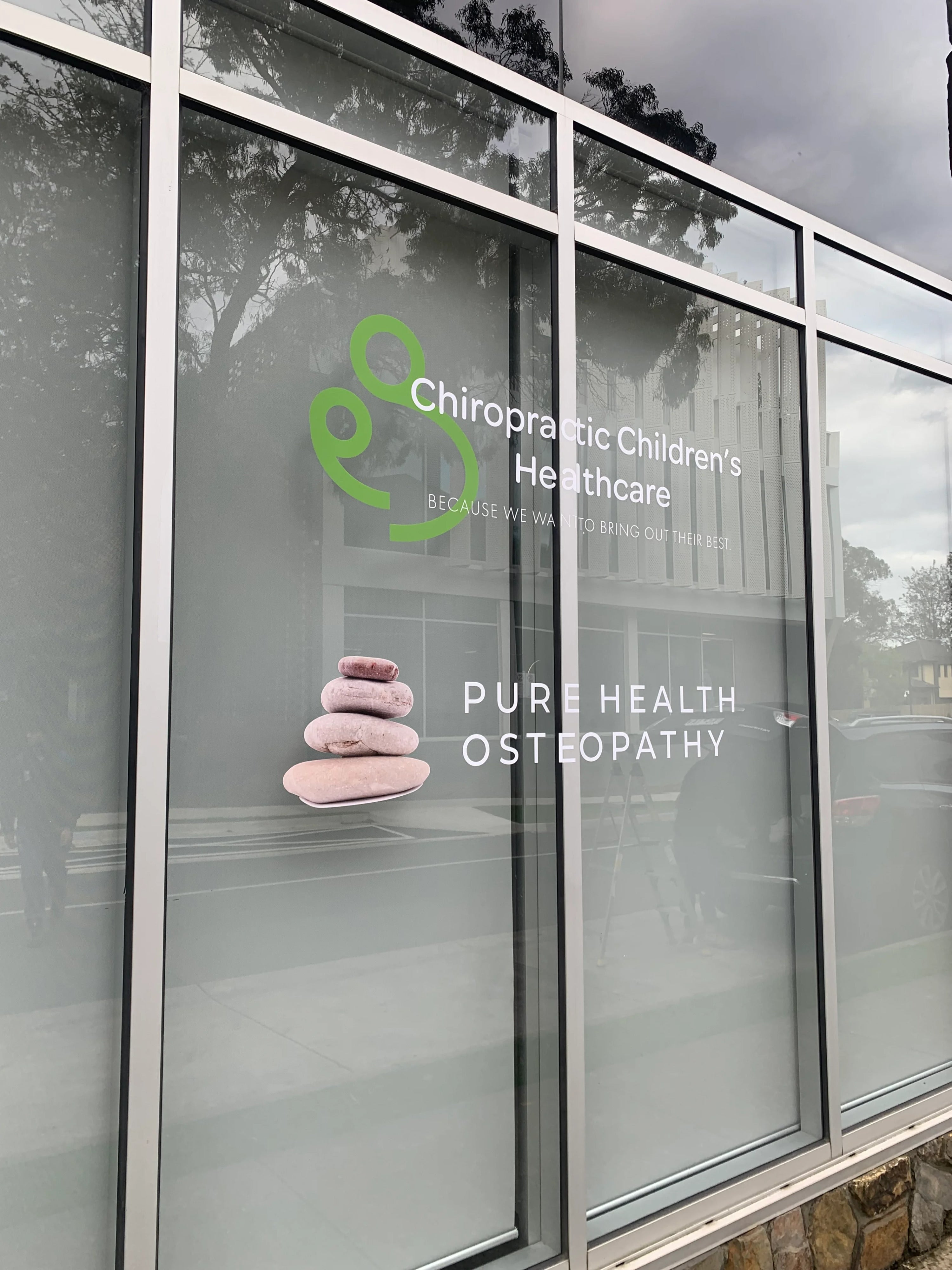Office Signage - Chiropractic Children's Healthcare - Rosanna VIC.