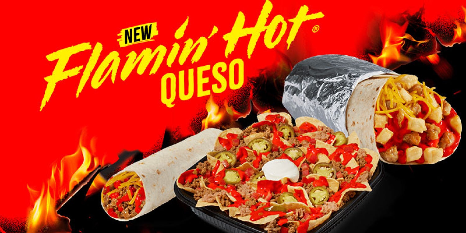 Del Taco Spins the Heat Dial with Flamin’ Hot Queso Fiesta! Del Taco Spins the Heat Dial with Flamin’ Hot Queso Fiesta!
