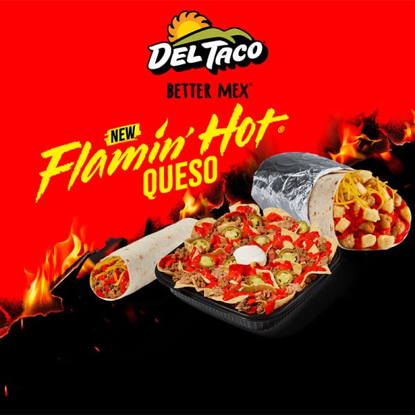 Del Taco Spins the Heat Dial with Flamin’ Hot Queso Fiesta! Del Taco Spins the Heat Dial with Flamin’ Hot Queso Fiesta!