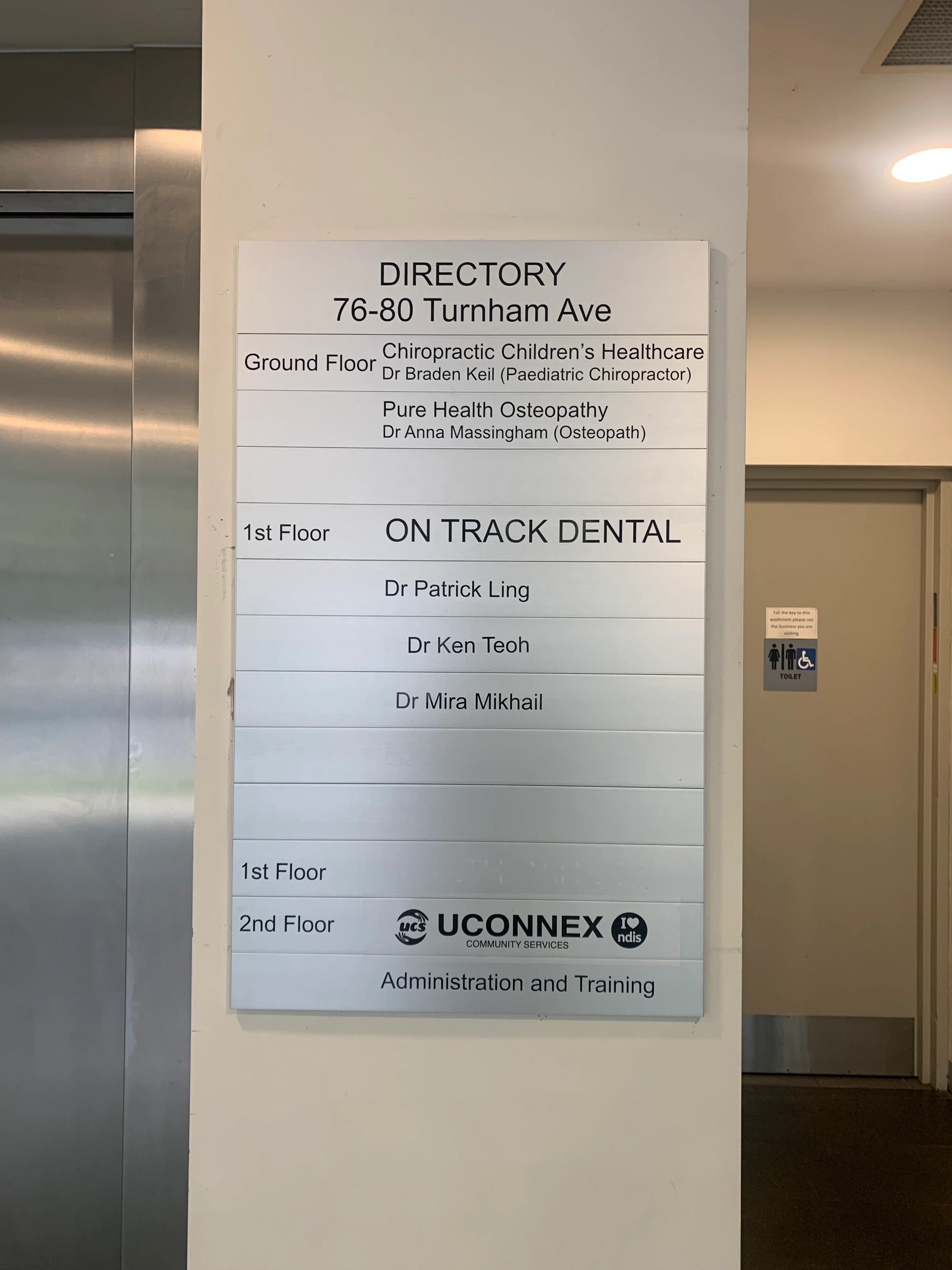 Office Signage - Chiropractic Children's Healthcare - Rosanna VIC.