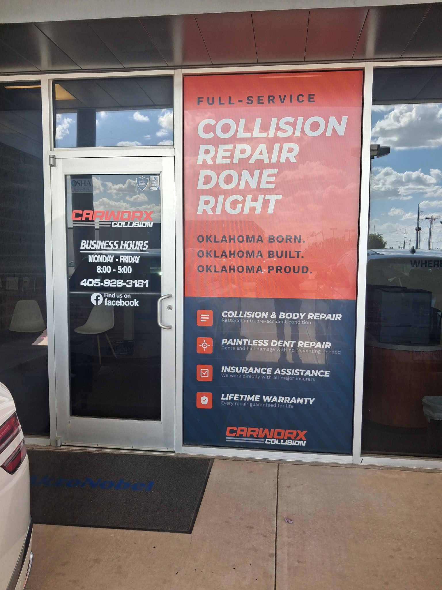 Window graphics for a new customer!