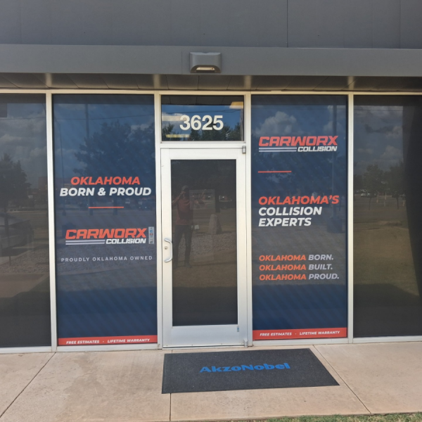 Window graphics for a new customer!