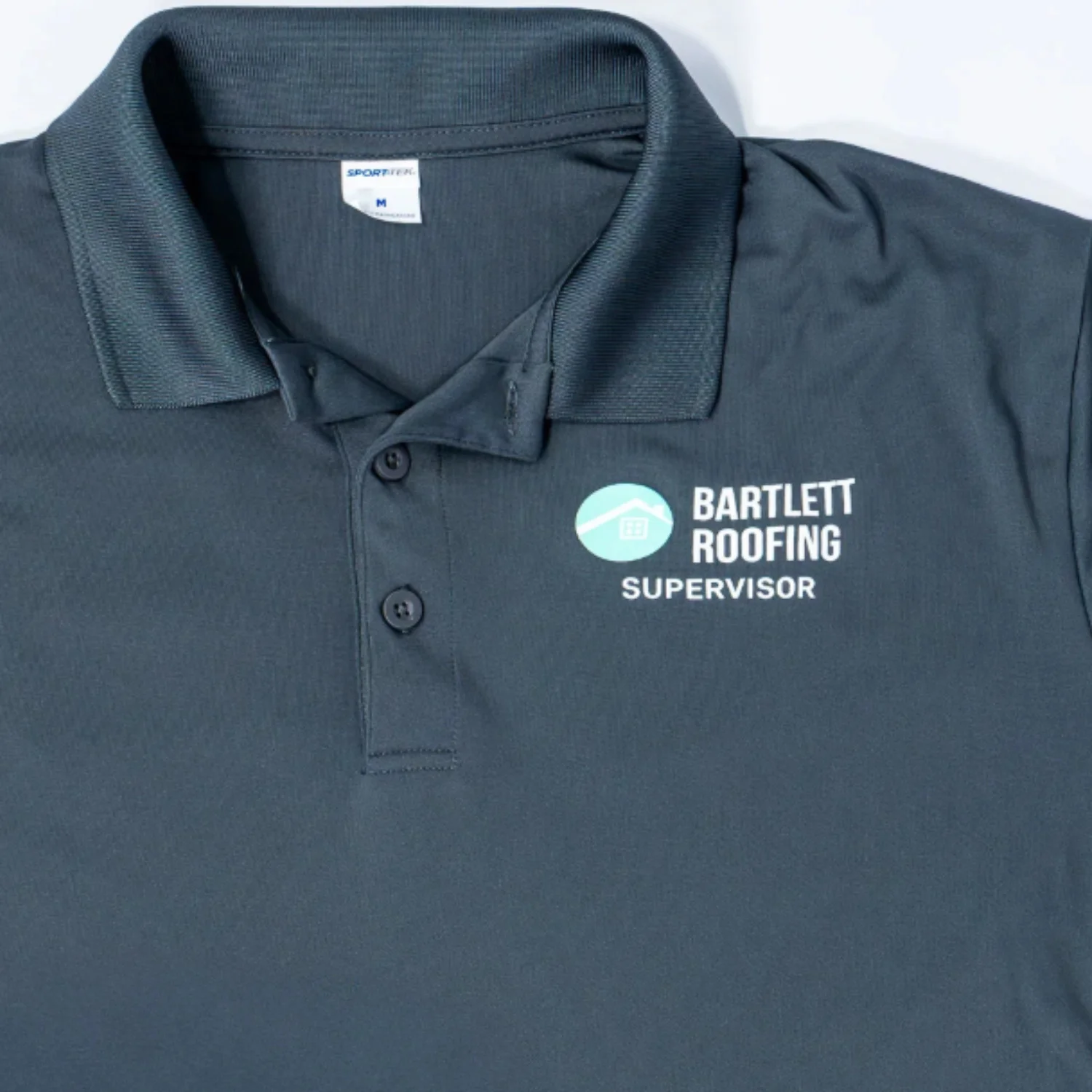 Custom Embroidered Polos for Bartlett Roofing