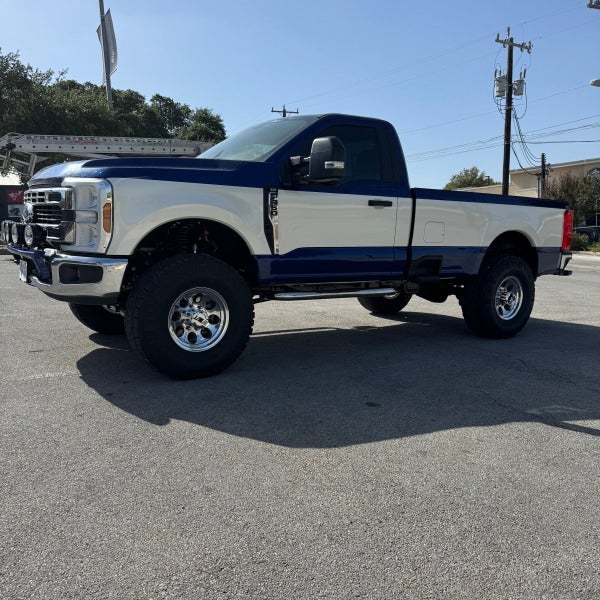 Truck White Wrap_Stripe_DriverSide_