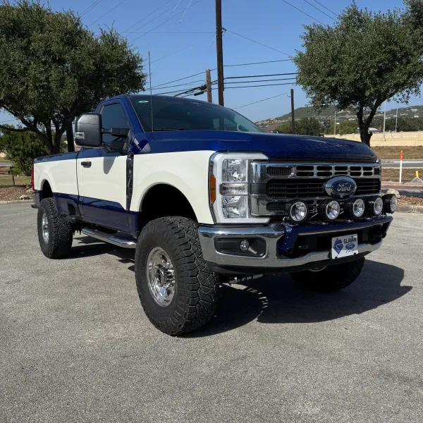 Truck White Wrap_Stripe_Passenger side_Front